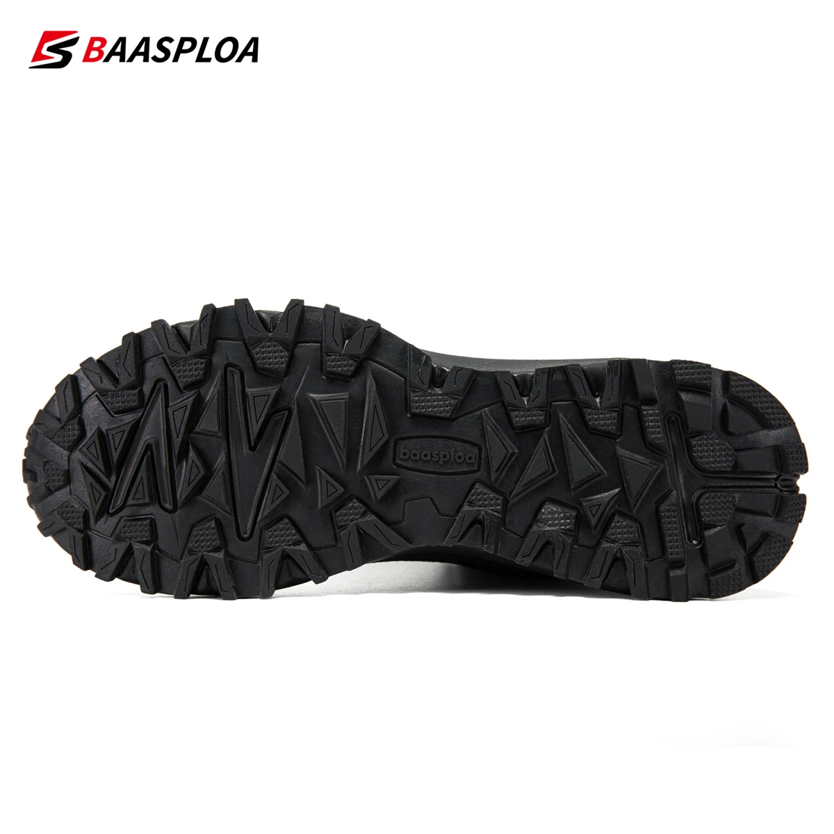 Baasploa Men Non-slip Sneakers Outdoor Fashion Lightweight Breathable Shoes Male Casual Anti-Skid Wear-Resistant Hiking Shoes