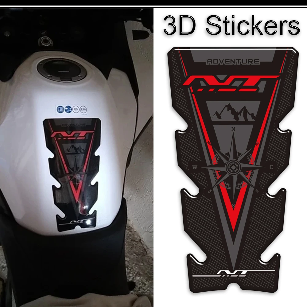 

For Honda NT 650 700V 1000 1100 NT650 NT1100 Motorcycle Adventure Stickers Decals Protector Tank Pad Gas Fuel Oil Kit Knee