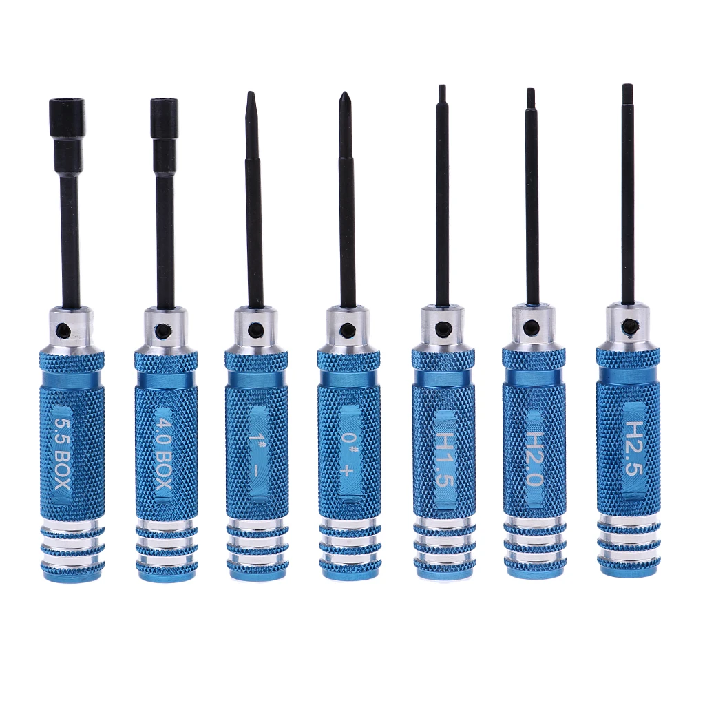Hexagon Screwdriver Set Multi Size Repair Tools for RC Trucks Cars Airplanes Boats