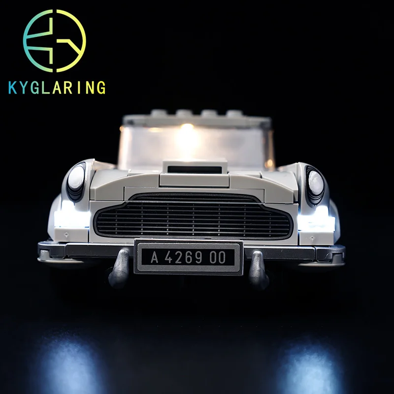 Kyglaring LED-Lichtset für LEGO 76911 007 Aston Martin DB5 Bausteine