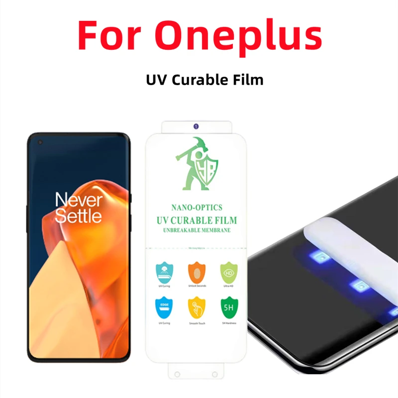 

3pcs HD Screen Protector For Oneplus 13/12/11/10pro/9pro/1+8/7pro Protective Film For Oneplus Ace2 Pro Ace3 NANO UV Curable Film