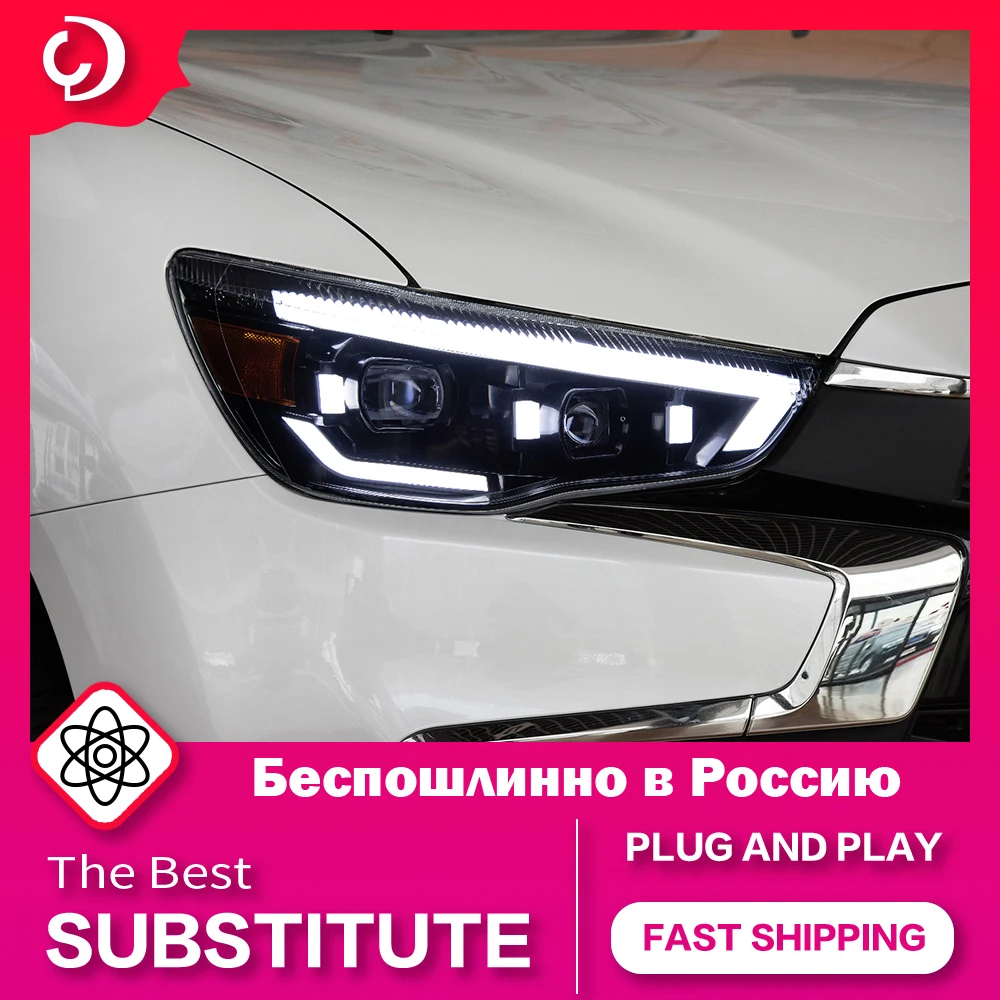 

AKD Car Styling Headlights for Mitsubishi ASX 2013-2019 LED Headlight Upgrade W213 E-class Style Auto Accessories