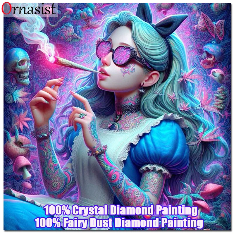 �y�Z�[�����z����̗d���̂ق���̃_�C�������h�̊G,���C���X�g�[���̊G,�A���X�̋i��,�N���X�X�e�b�`,�N���X�^���_�C�������h�̃��U�C�N,�Ƃ̑���