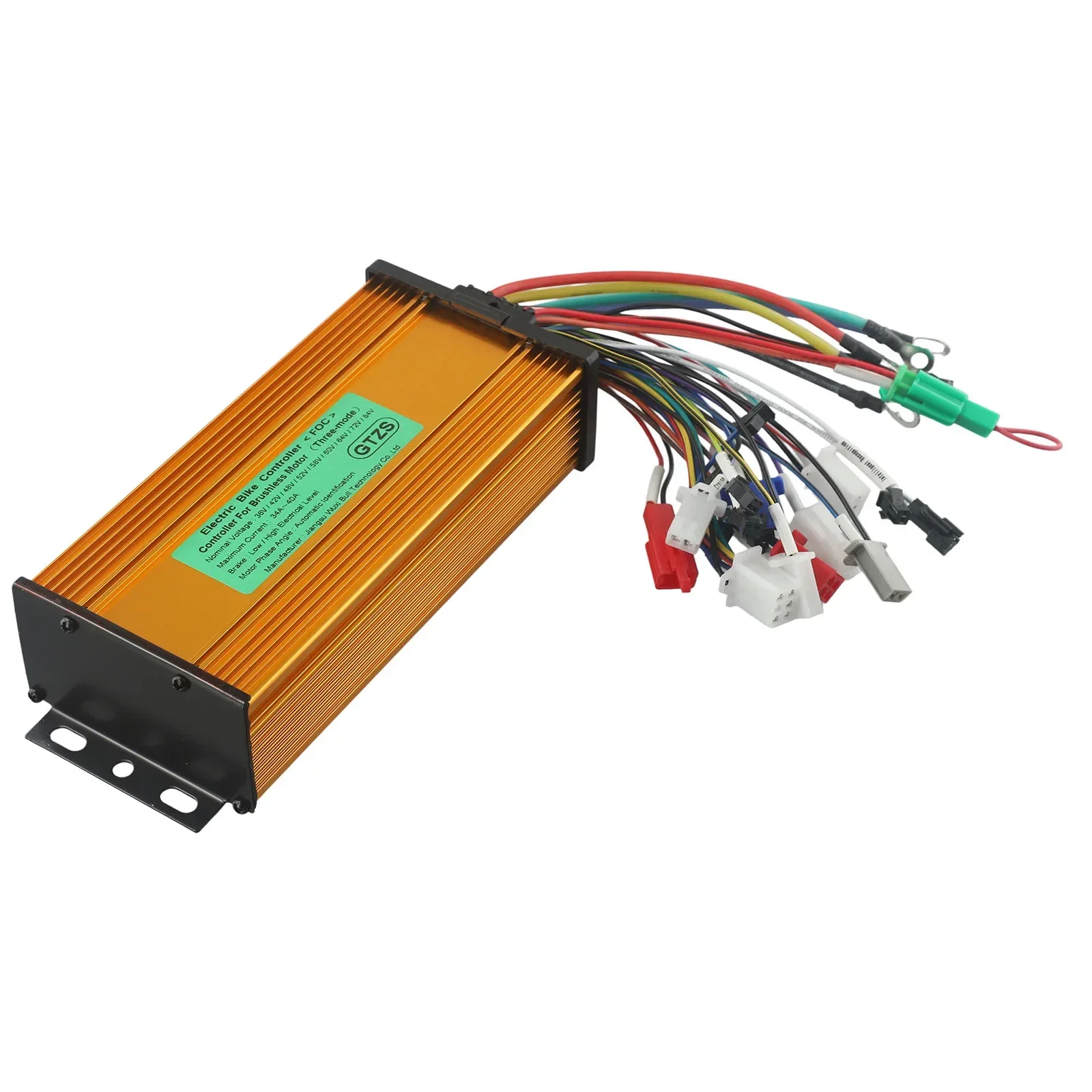 1200W Brushless Motor Controller Sine Wave 48V/60V/72V 35A 15mos For Electric Bike Trycycle E-bike Scooter Brushless