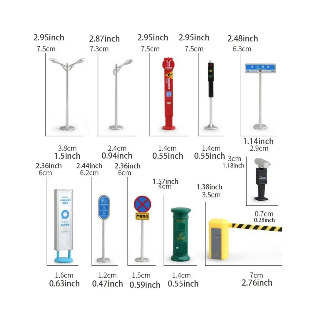 1:64 Large Parking Lots Mat Model Car Diecast Garage Miniature Car Models Show Style F