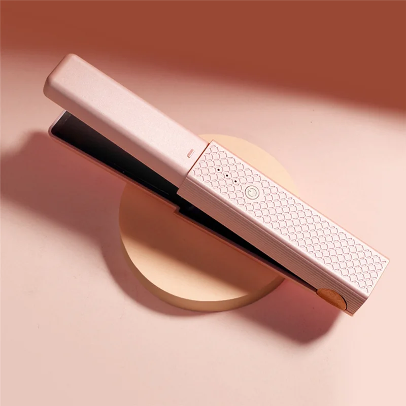 ABBR Беспроводная шина для выпрямления волос, прямая палочка для волос, портативная прямая палочка для завивки волос, внутренняя пряжка, инструмент для укладки челки A