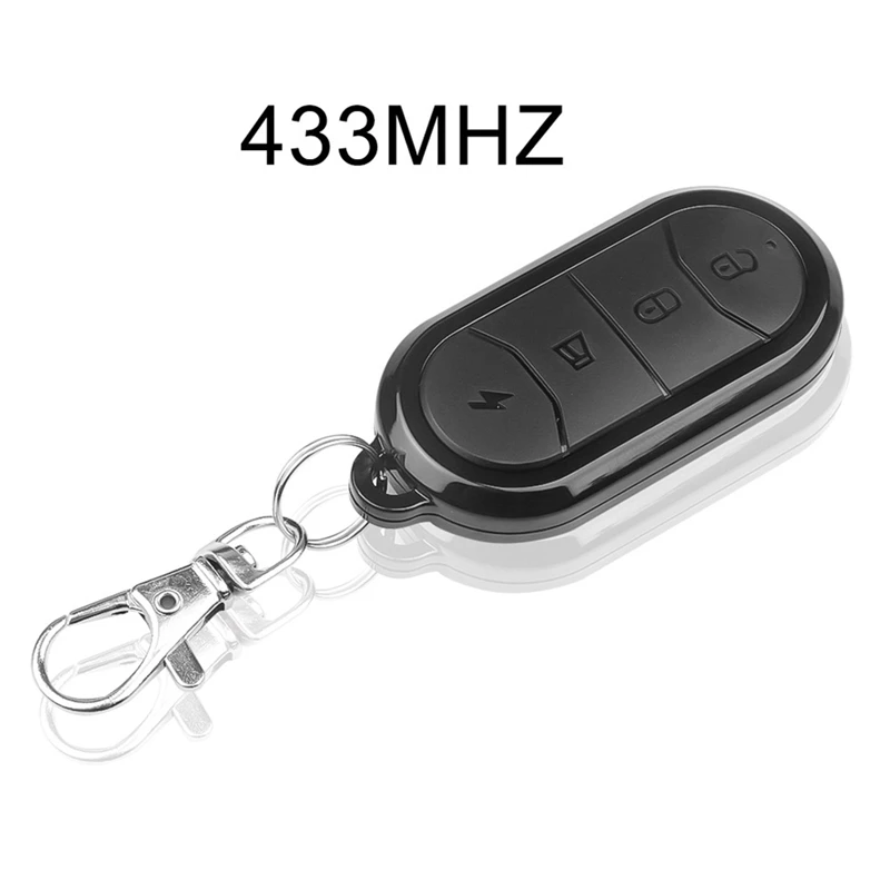 433Mhz Garage Door Gate Remote Key Fob 4 Button Replacement Key Four Button Remote Control For Home Car Security