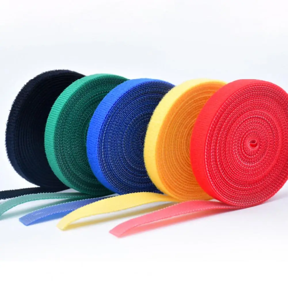 Garden Plant Tie Plant Bandage Hook Tie Plant Support Reusable Fastener Tape Hook And Loop Strapping Tape Data Line Tie Strap