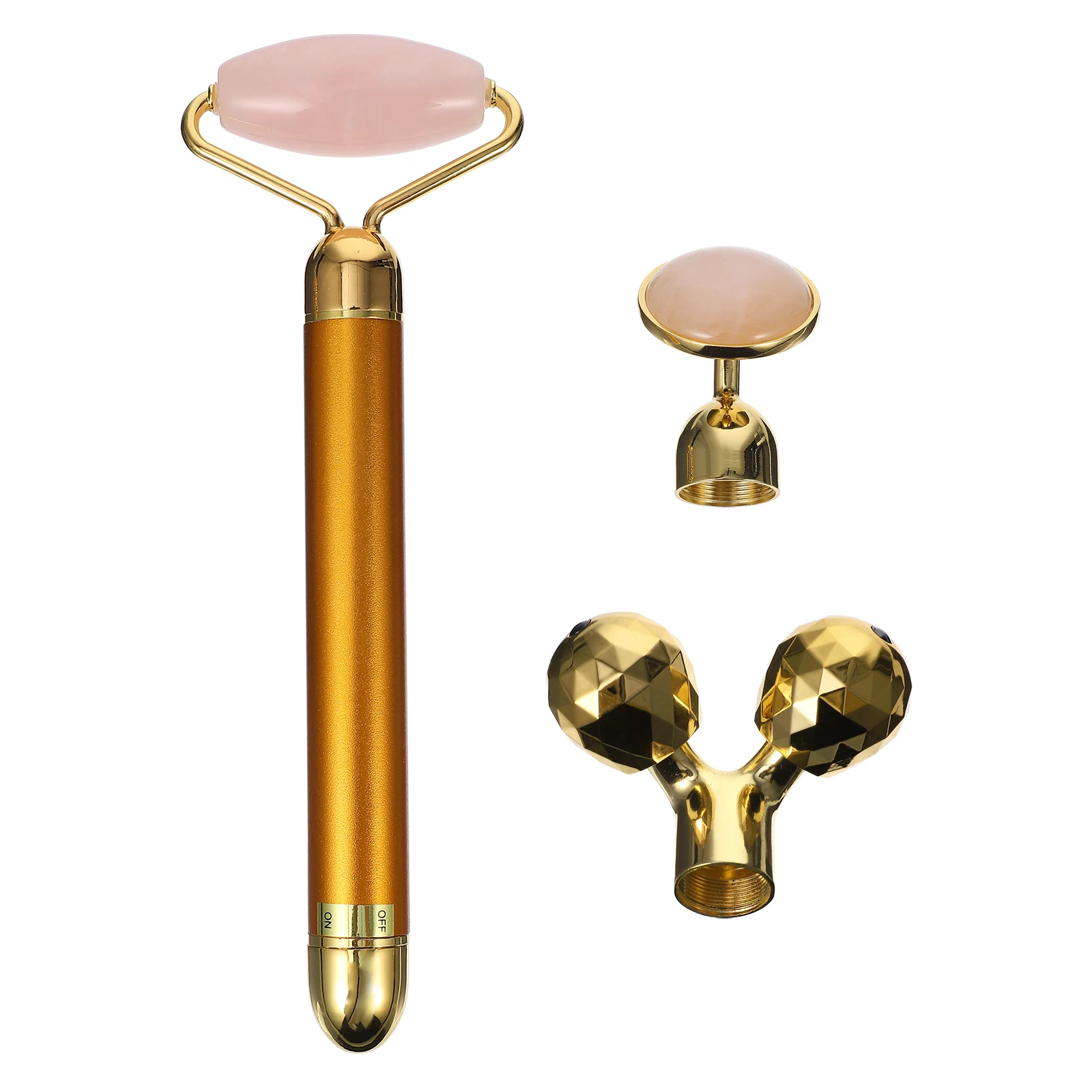 

3in1 Jade Roller AntiAging Facial Massage Tools Skincare Supplies Facial Massage Supplies Electric Stick Scraping