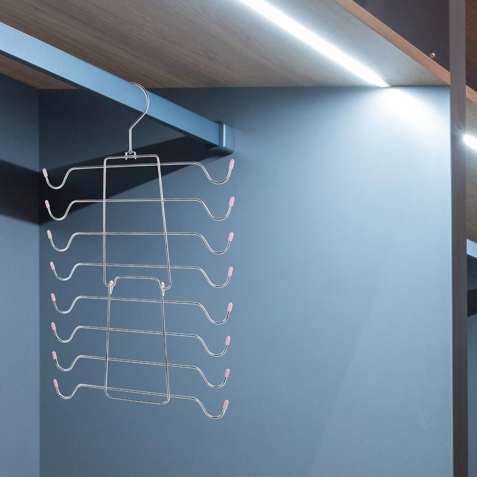 

Multifunctional Hanger Closet Underwear Organizer Hanging Space Saving Hangers Compression Pink Clothing Storage Organiser Iron