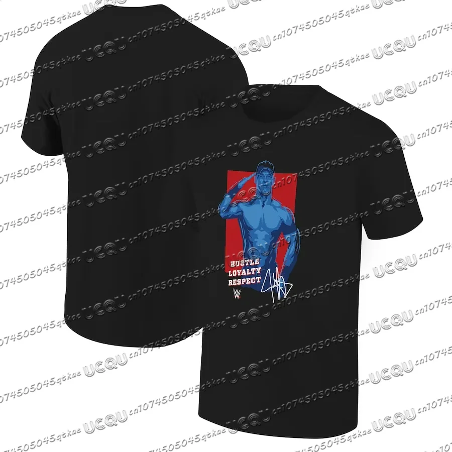 2025 John Cena Wwe Farewell Tour Cotton Men Women Top Breathable Casual T Shirt John Cena 500 Level Hustle Tshirt Streetwear Top