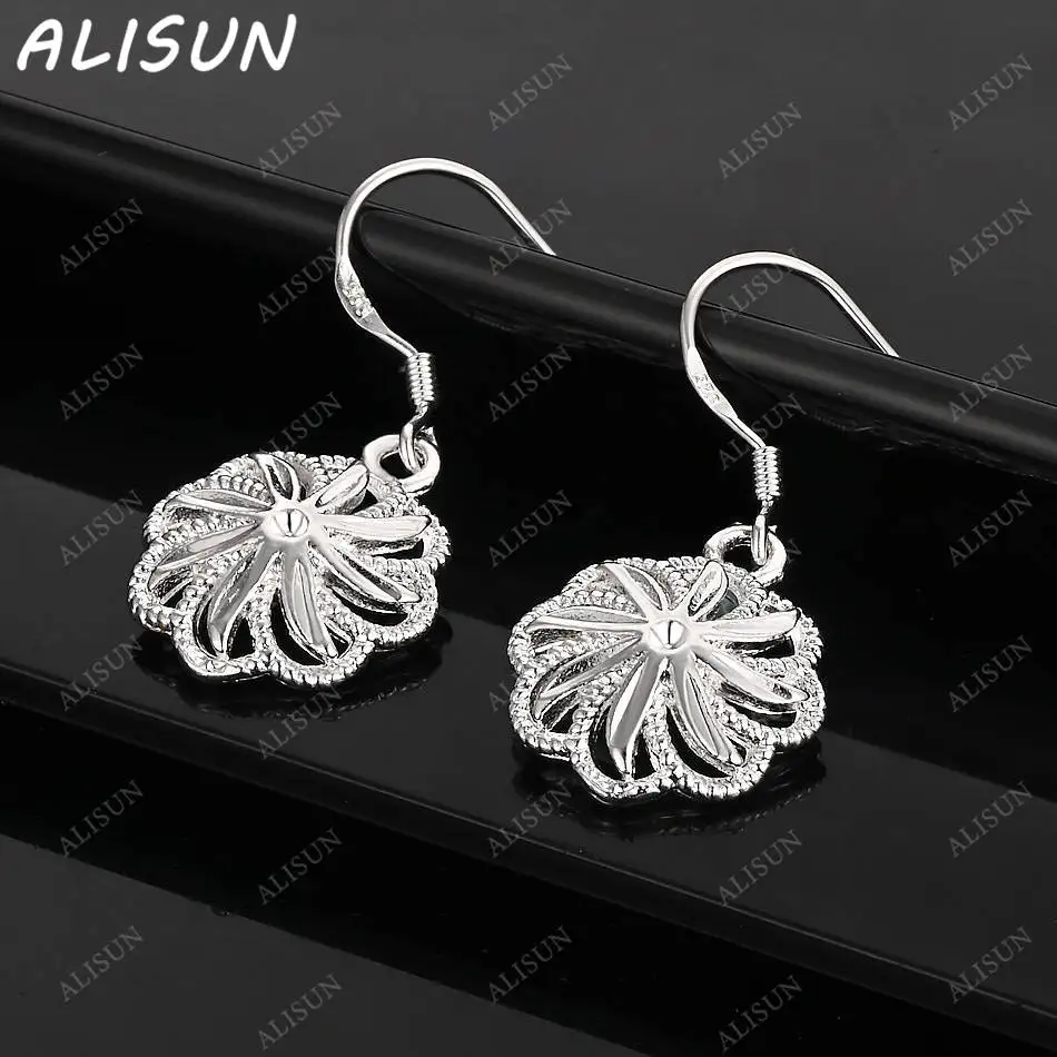 

ALISUN 925 Sterling Silver Windmill Earrings Drop Earrings For Women Creativity Gifts Street All-match Party And Daily Wear