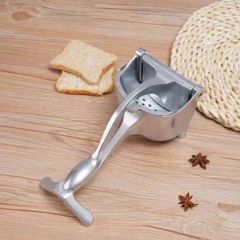 .New Sale-Manual Juice Squeezer Alloy Hand Pressure Juicer Pomegranate Orange Lemon Sugar Cane Juice Kitchen Bar Fruit Tools