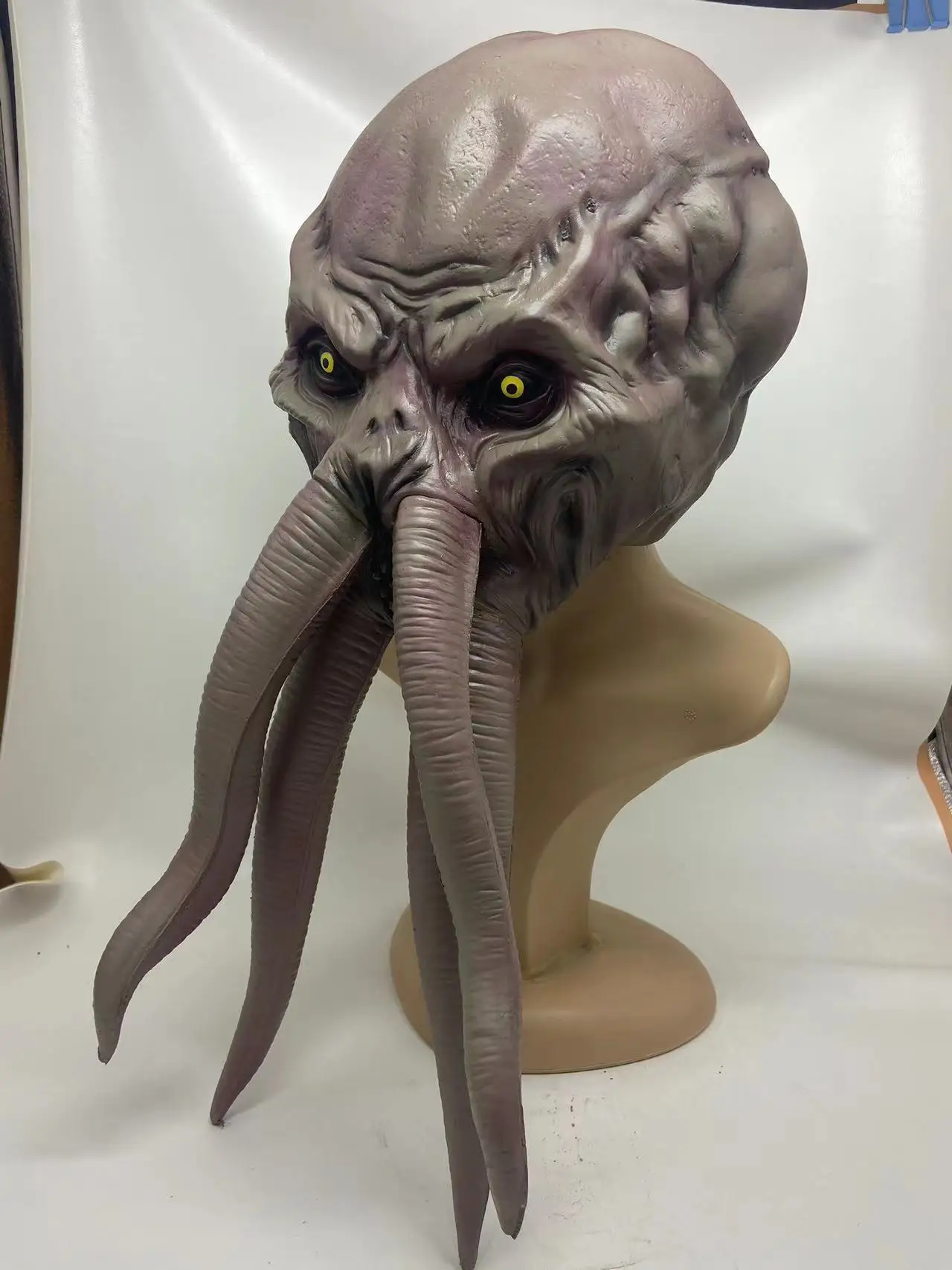 Baldur's Gate 3 Lllithid Mind Flayer Squiddy Mask Cosplay Animal Octopuses Monster Latex Helmet Halloween Party Costume Props