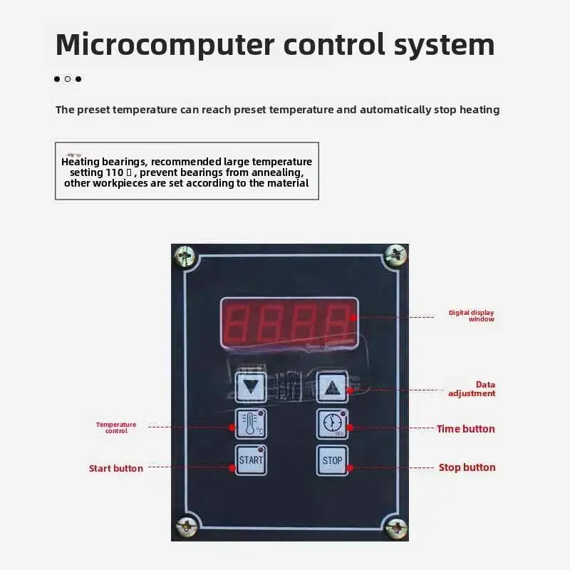 سخان محمل الحث الكهرومغناطيسي المريح للكمبيوتر الصغير، موفر للطاقة