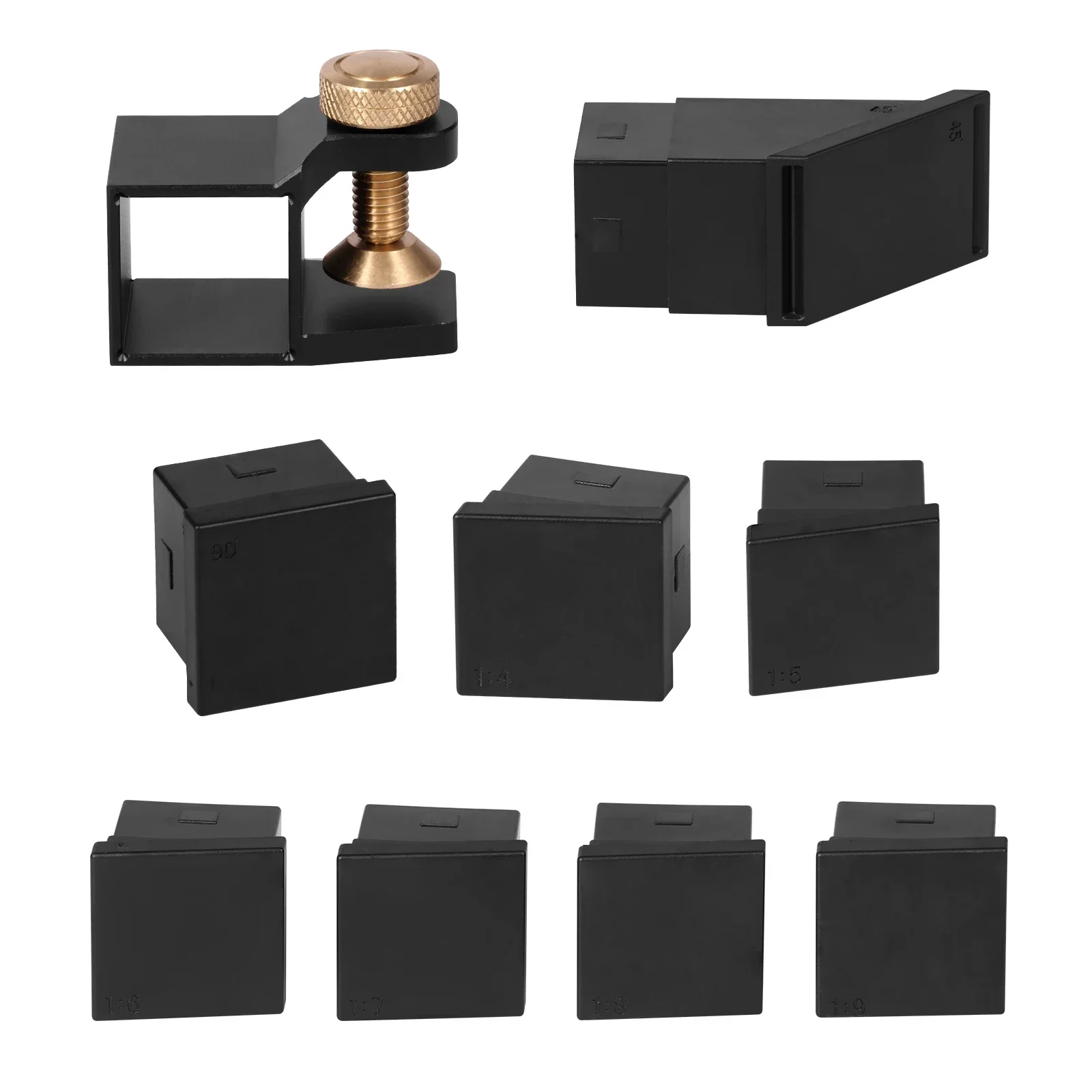 

Aluminum Alloy Magnetic Dovetail Saw Guide Angle Guide Saw Gauge Multifunctional Mortise and Tenon Drawing Rules Woodwork Tools