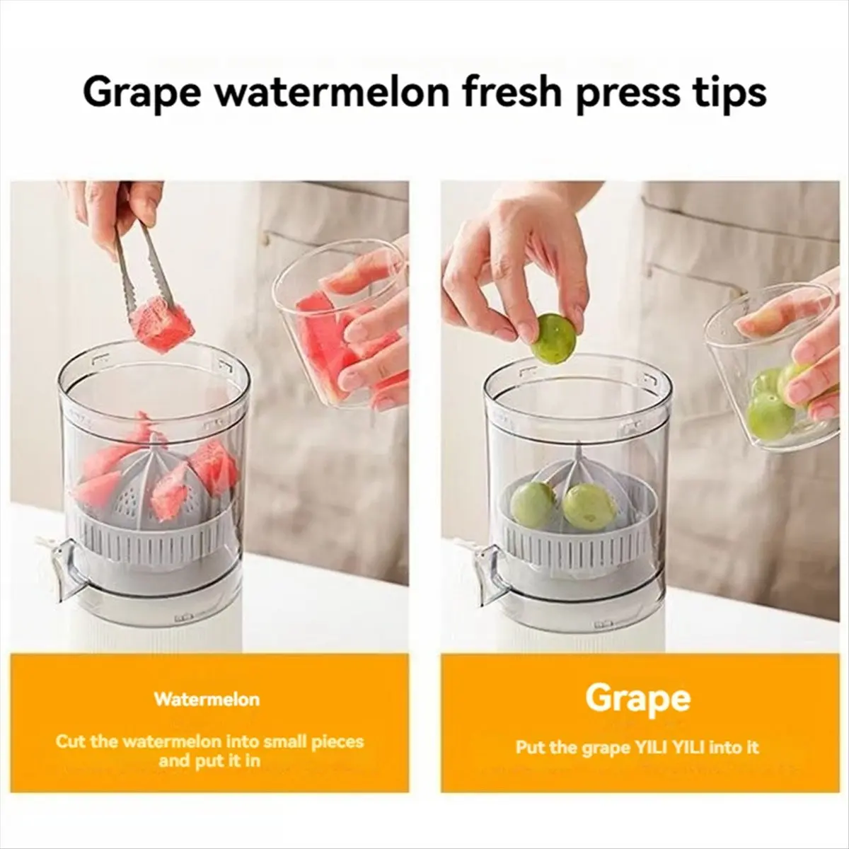 

A36R Соковыжималка с автоматическим разделением Портативная соковыжималка Электрическая соковыжималка Перезаряжаемая соковыжималка для фруктов Блендер 7,4 В Красный