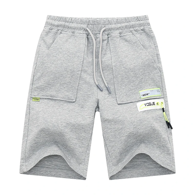 New Boys Summer Casual Shorts Classic Kids Elastic Waist With Drawstring Knitted Sport Short Pants For Children\'s Age 3-14 Years