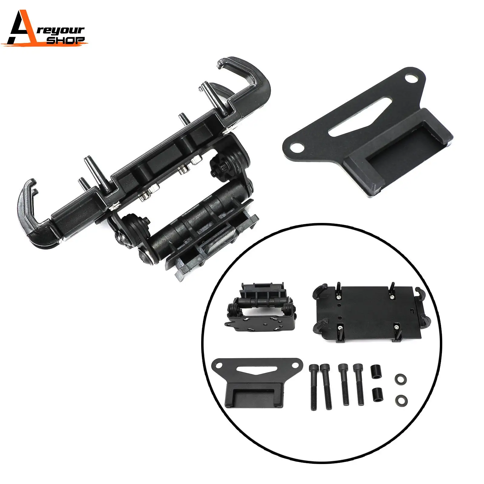 

Areyourshop Navigation Bracket Phone Gps Bracket Fits For Tiger 800 10-14 Xc 2010-2017 Motorcycle Parts