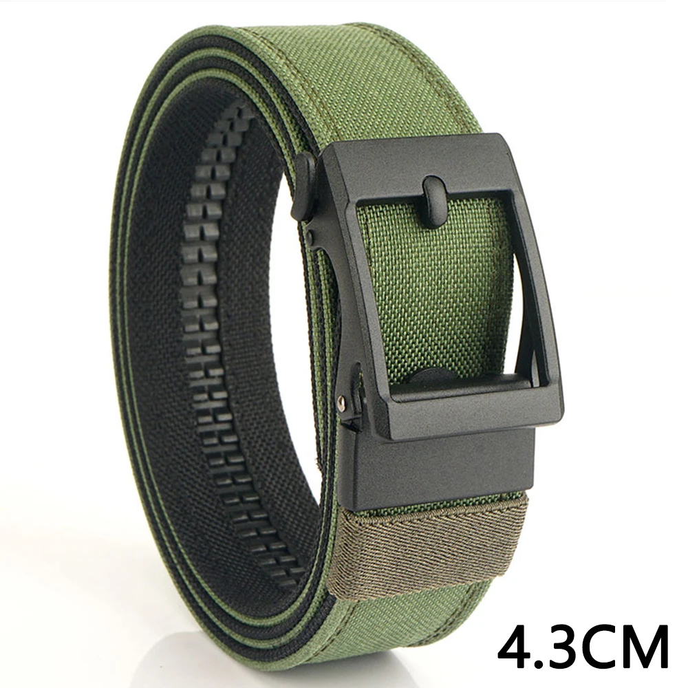 TUSHI Robuster 4,3 cm breiter, verdickter Gürtel aus doppellagigem Nylongewebe mit automatischer Schnalle für Herren – vielseitig einsetzbar für Freizeit und Outdoor – Detail 17
