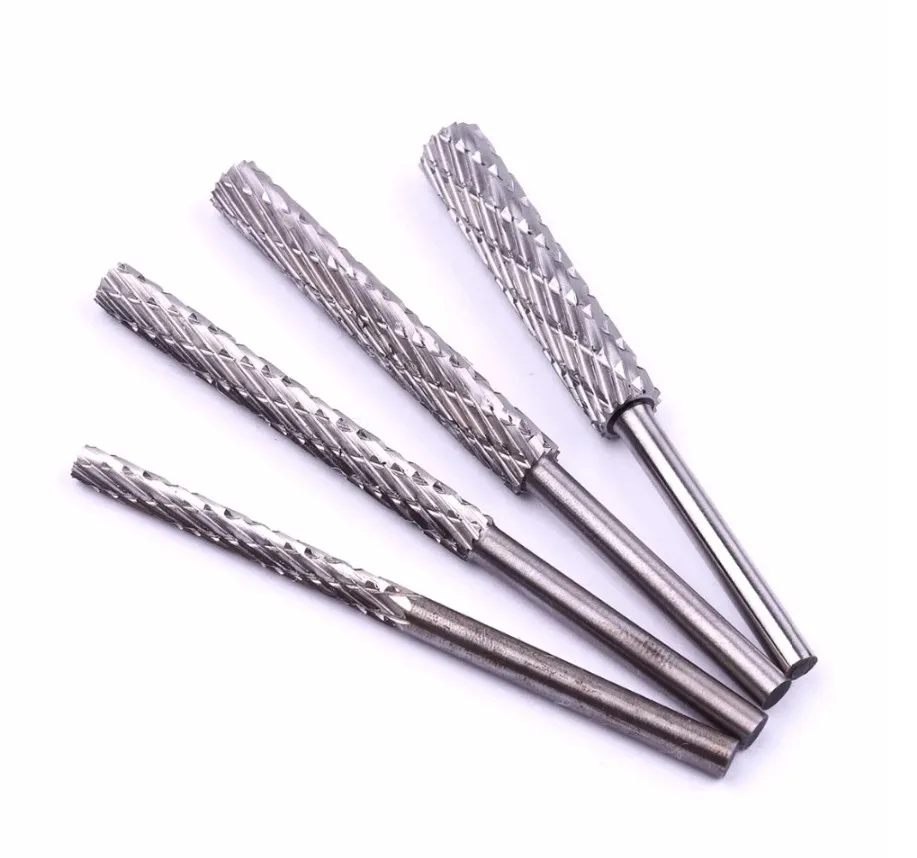 Power Tool Air Tool Accessories Rotary Bur Cutter Milling Cutter Rotary File Milling Cutter Silver Engraving Bits