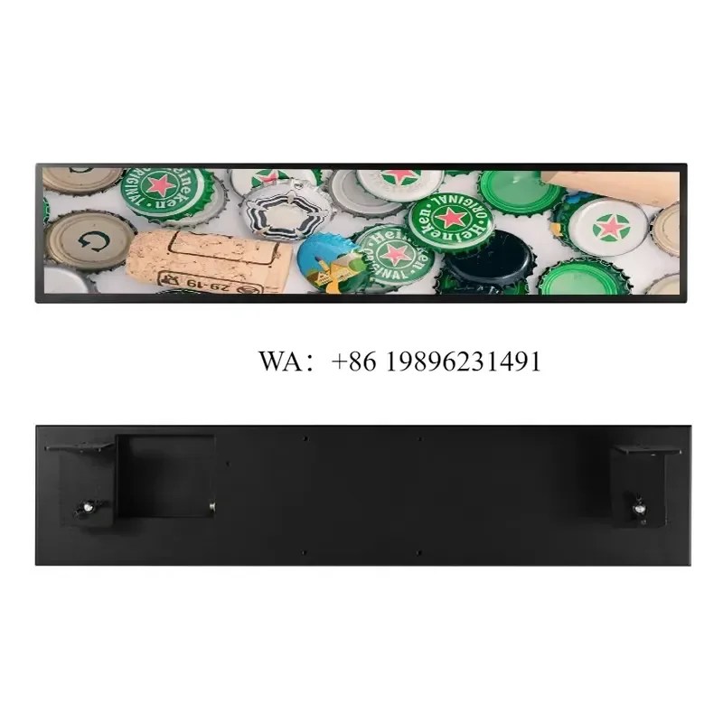 Ultra Wide LCD BOE Stretched Bar Lcd 1920*540 DV370FBM-N10 700 Nits Stretched Bar Shelf Display Shelf Advertising Display