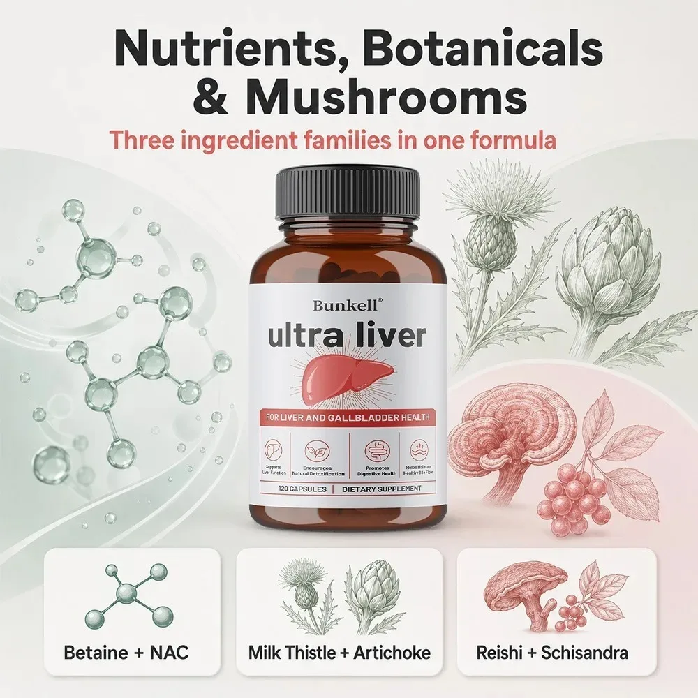 NAC with Milk Thistle, 120 Capsules | Supports Normal Detoxification, Liver, and Cellular Health, Non-GMO, Gluten-Free