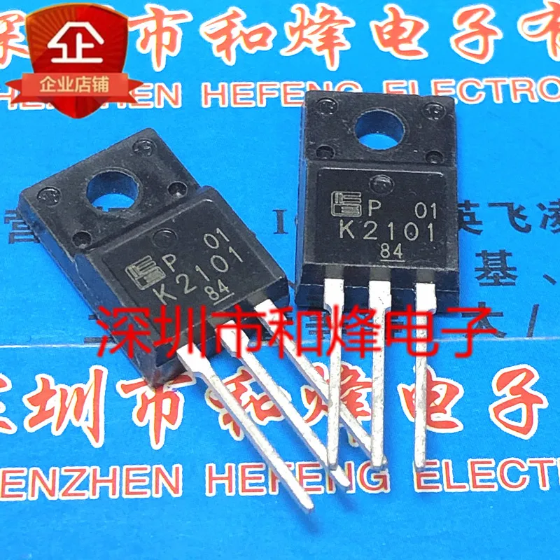 5PCS-10PCS K2101 2SK2101 TO-220F 800V 6A   New and Original On stock