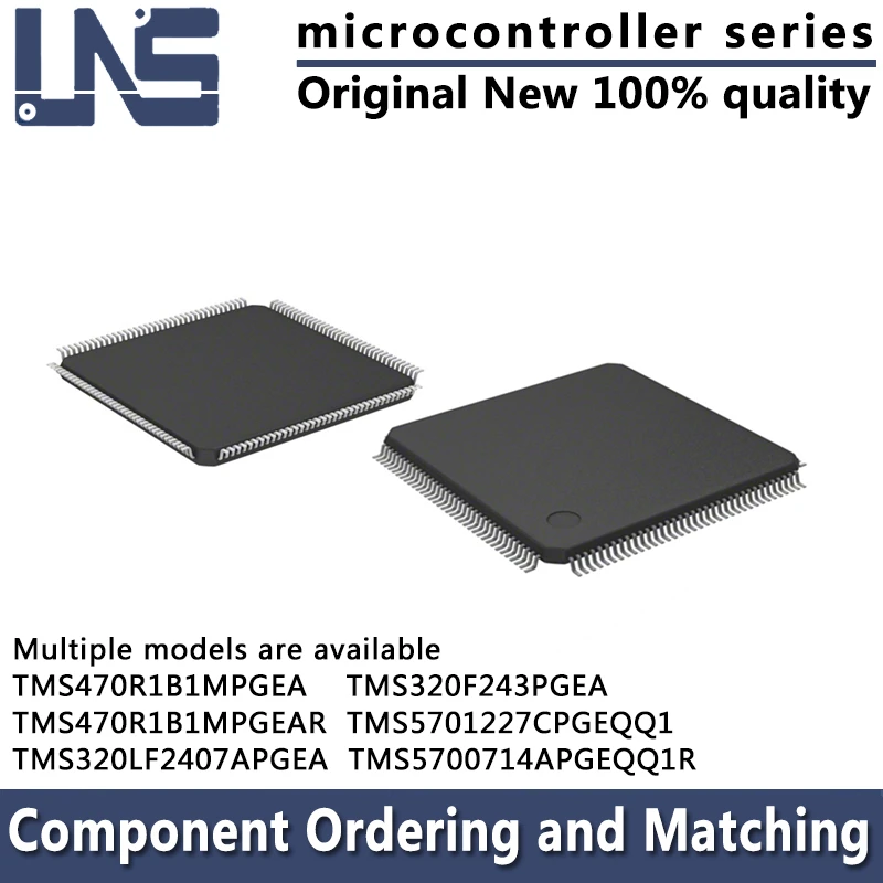 

1PCS TMS320F243PGEA TMS470R1B1MPGEA TMS470R1B1MPGEAR TMS320LF2407APGEA TMS5700714APGEQQ1R LQFP-144 20x20 microcontroller