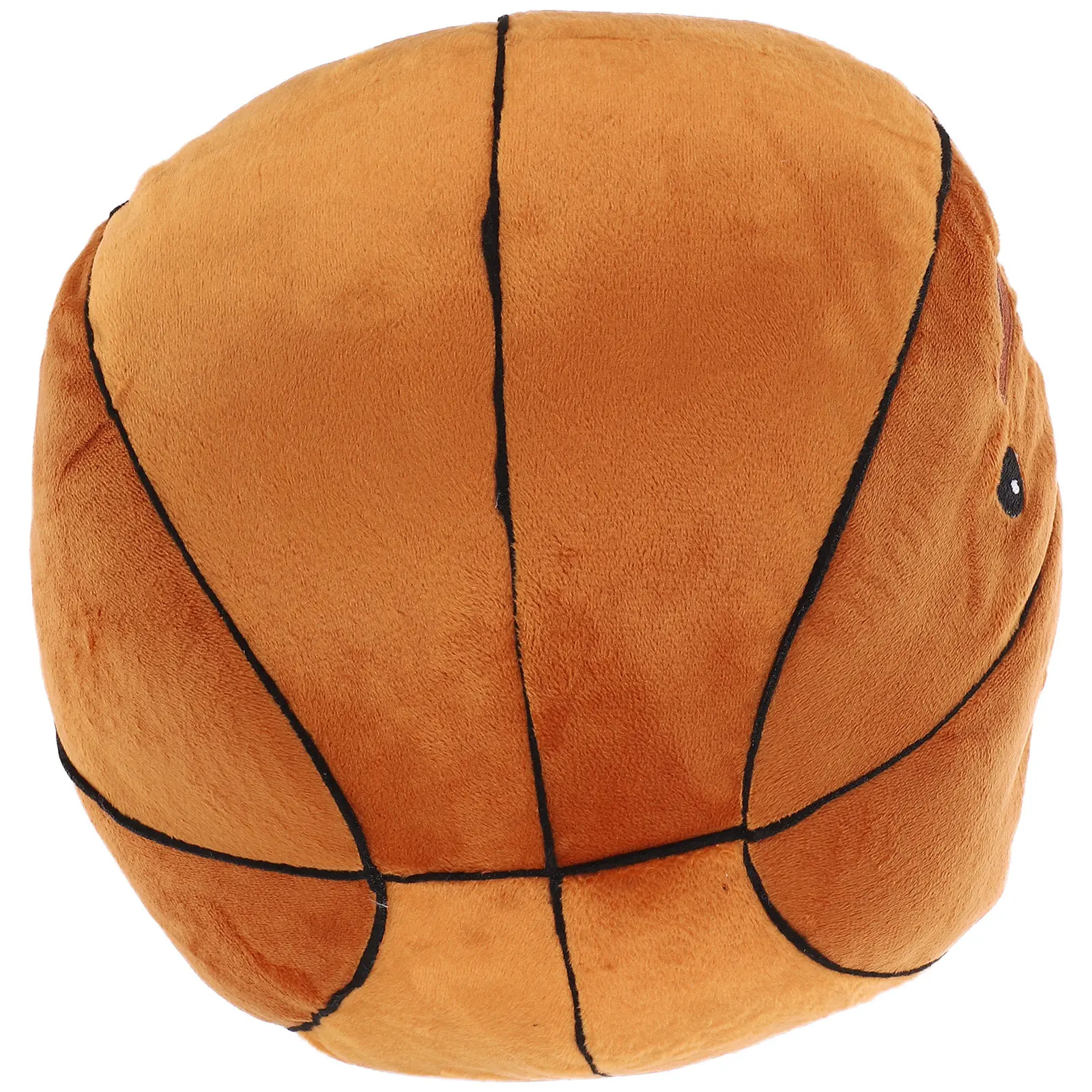 Basketball Stuffed Pillow Soft Decorative Cushion Sofa Bed Office Use Throw Pillow Basketball Simulation Realistic Design Home