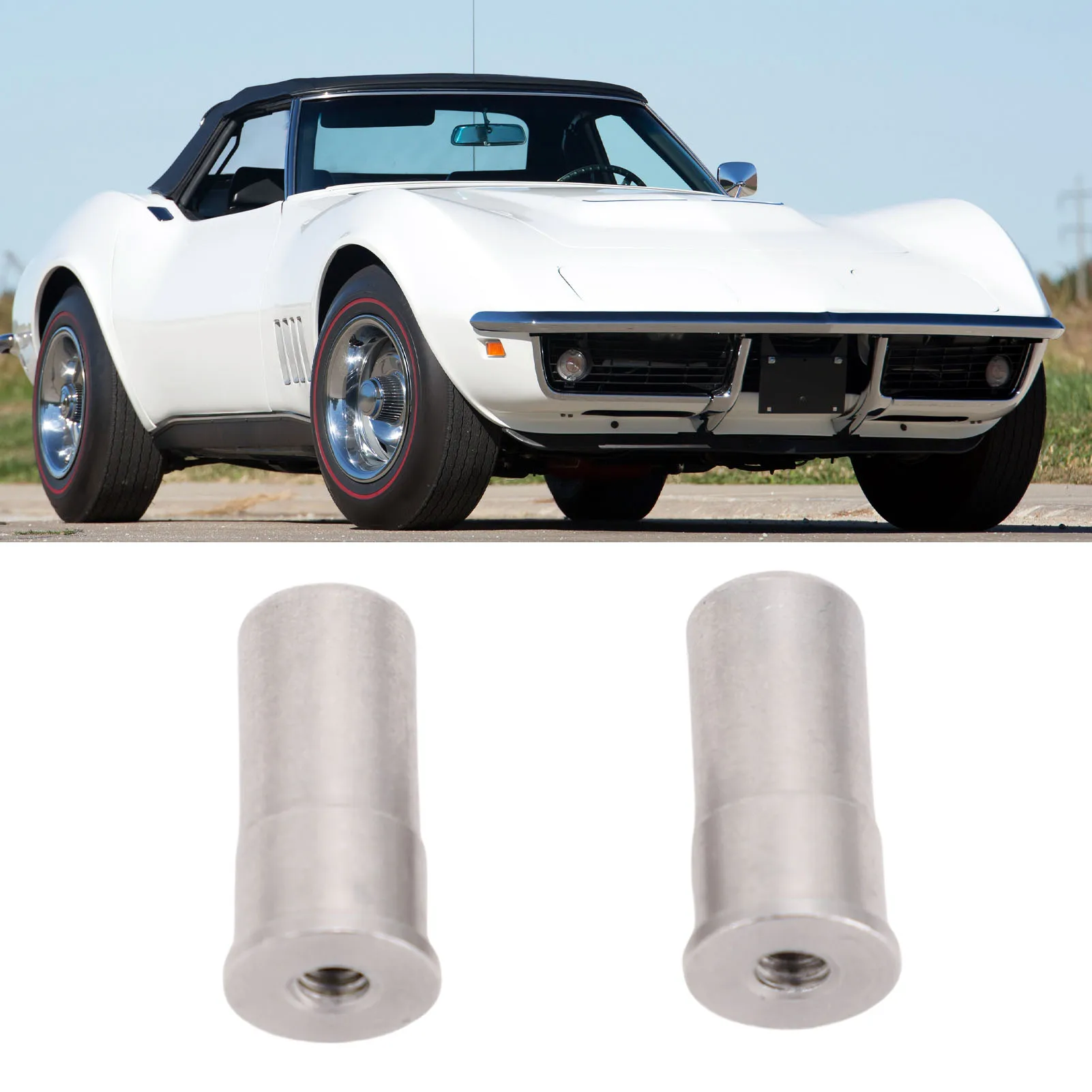 

2 шт. автомобильные большие поворотные штифты рулевой колонки, замена для Corvettes 1969-1996 годов, инструмент для уменьшения внешнего наклона, поворотные штифты