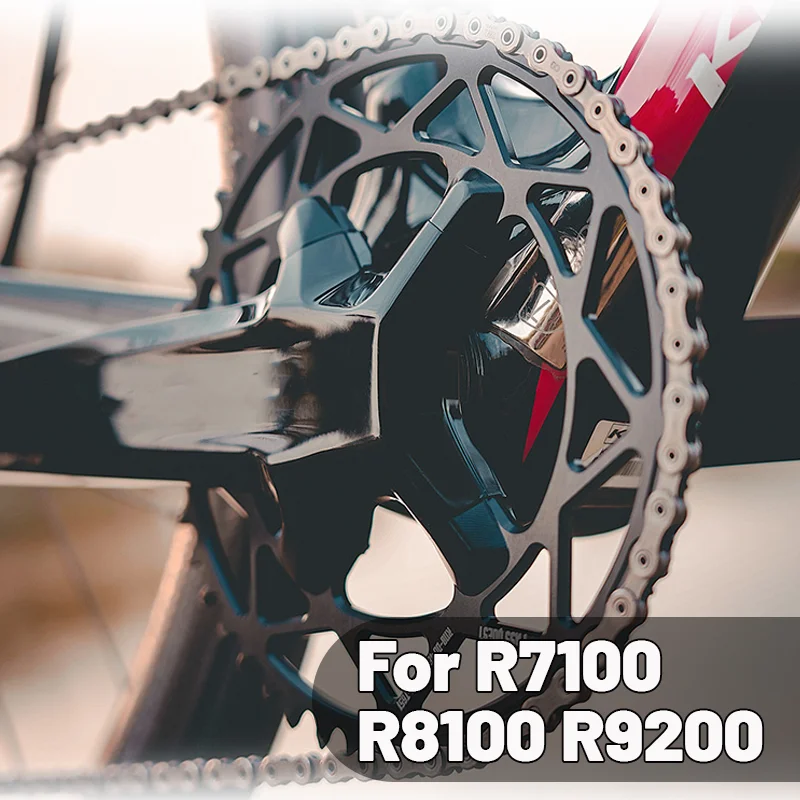 

110bcd 4 болта звездочки 110 Bcd 4 винта овальная велосипедная звезда для Shimano 105 Crank R7100 Ultegra R8100 Crown R9200 шоссейный велосипед