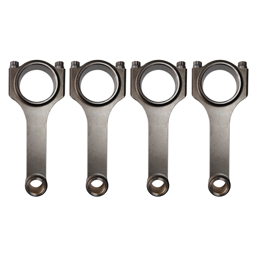 HIMYCAR AUTO ENGINE PARTS HIGH PERFORMANCE FORGED 4340 CONNECTING ROD H-BEAM FIT VW 1.8T 2.0L S3 A3 A4 A6 S4 TT PIN 20mm