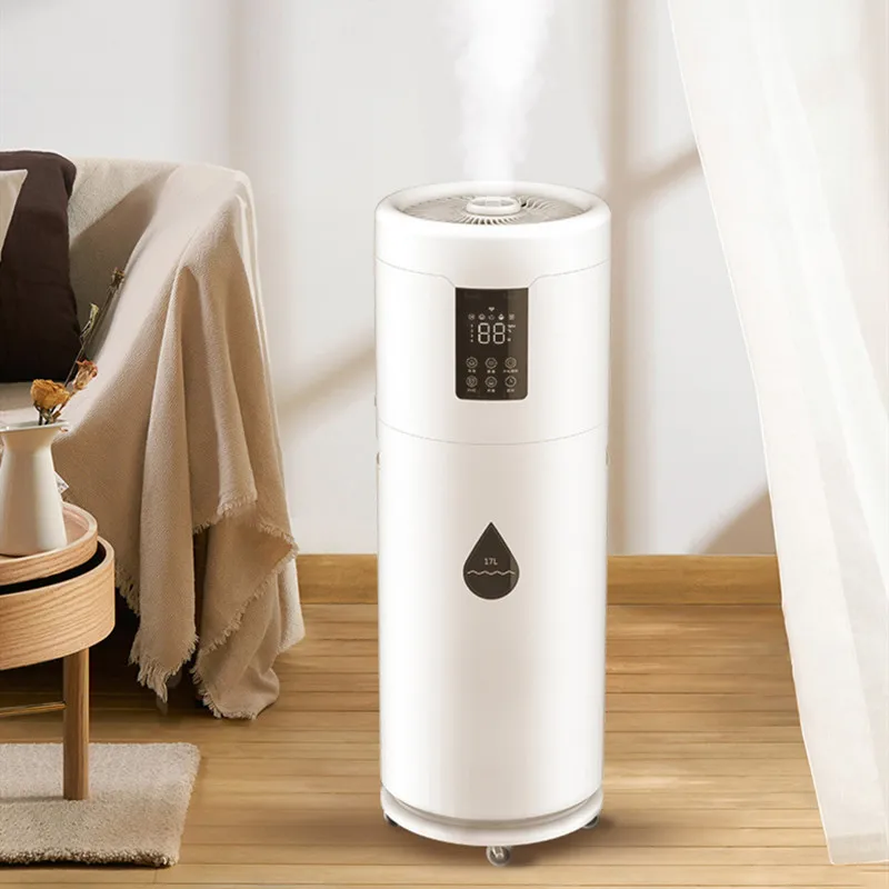 100-240V Humidifiers for Large Room Wholehouse Humidifier 2000 sq.ft.Honovos 17L/4.5Gal Ultrasonic Cool Mist Large Humidifier