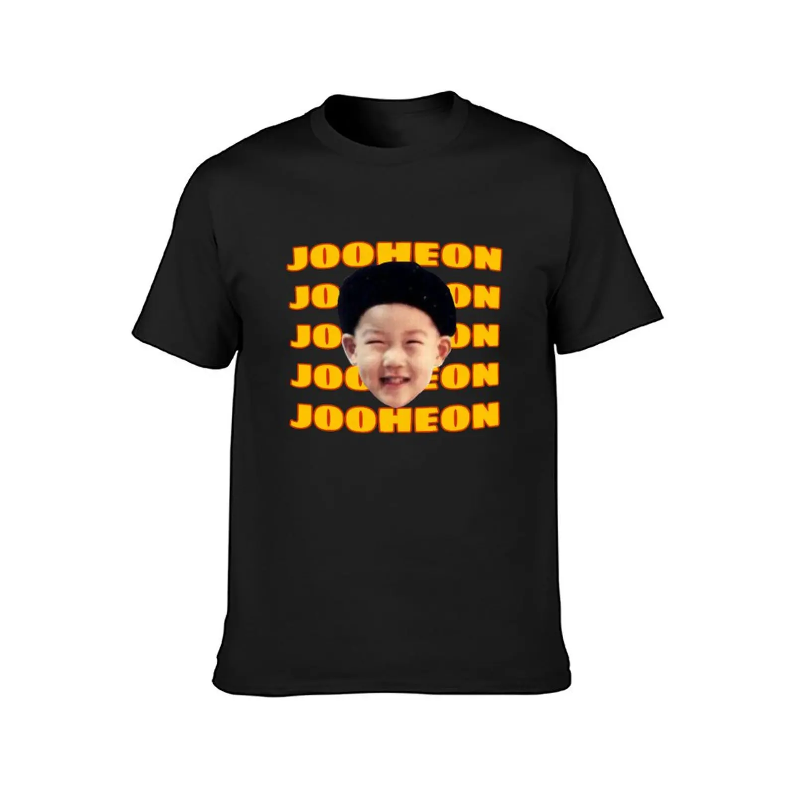 monsta x baby jooheon T-Shirt tees hippie clothes heavyweight t shirts for men