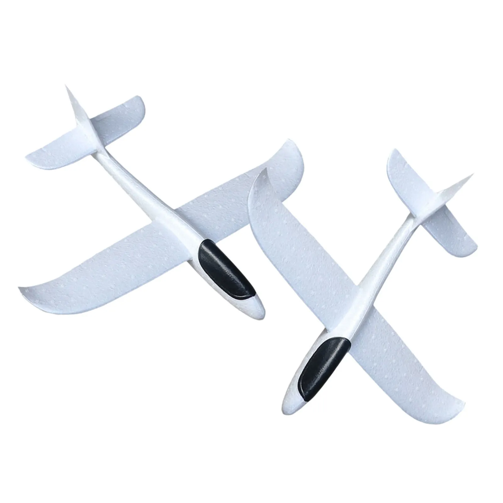

2Pcs Painted Hand Throwing Foam Airplane DIY Craft for Kids Unfinished Foam Aircraft Glider Outdoor Painting Supplies