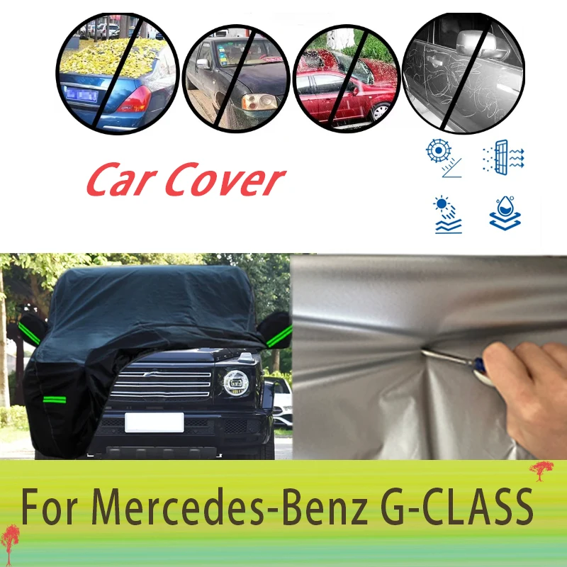 

For Mercedes-Benz G-CLASS Outdoor Protection Full Car Covers Snow Cover Sunshade Waterproof Dustproof Exterior Car accessories