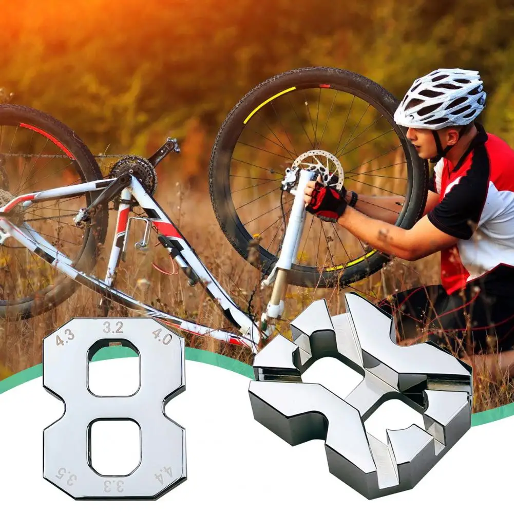 

Ergonomic Bicycle Wrench Bicycle Spoke Wrench Heavy Duty Bike Spoke Wrench for Cycling Road Mountain Bicycles Figure Repair
