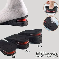 Elevated Insole Summer Mens and Womens One Pair Invisible Inner Elevated Air Cushion Half Cushion for COSPLAY