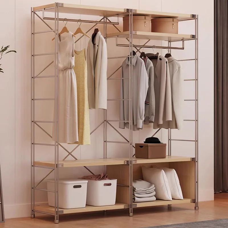 Hanger Rack Floor Aesthetic Room Furniture Dress Commodes Pants Clothes Bedroom Stand Coats Wall Rack Para Ropa Coat Hanging