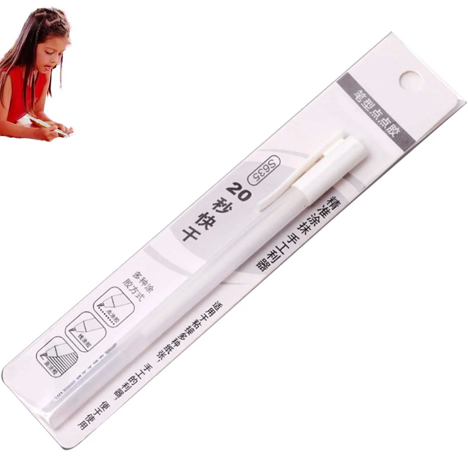 Scrapbook Quick Dry Glue Pen Quick Dry Glue Pen For Scrapbooking Liquid Glue Pen Crafting Fabric Pen  For Scrapbooking