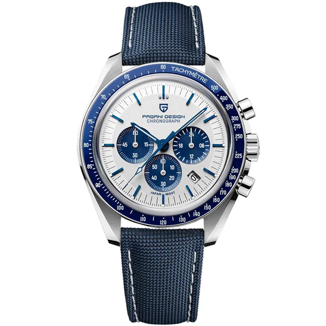 PAGANI DESIGN 2026 Moon Watch For Men Top Brand Luxury Quartz Mens Watches Chronograph Luminous Sapphire Mirror Waterproof Clock