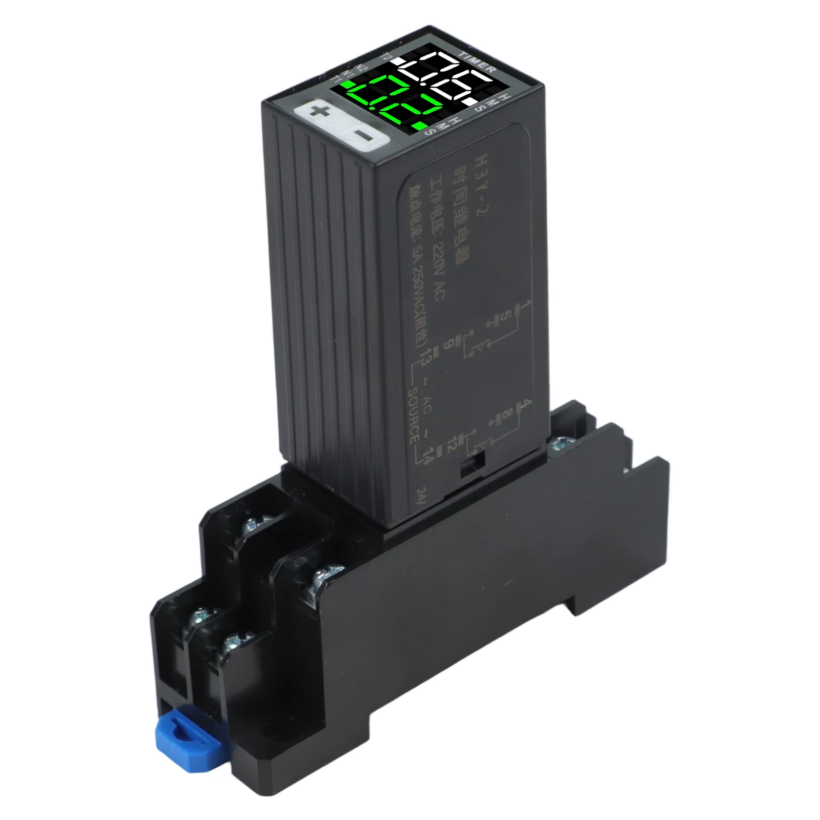 User Friendly 220V Timer Relay with Digital Display Effective Cycle Control for Factory Equipment and Instruments