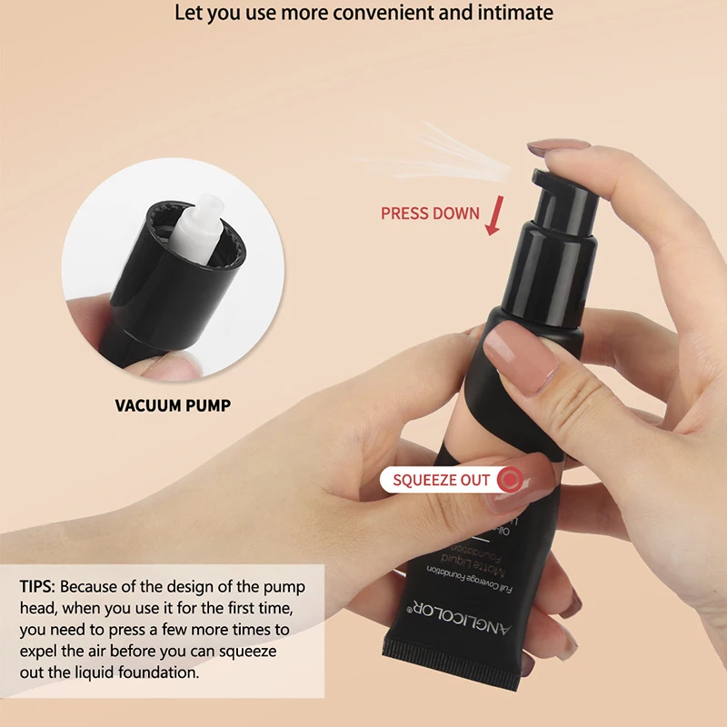 كريم أساس كونسيلر يدوم طويلاً ولا يزيل مكياج، كريم كونسيلر غير لزج مقاوم للماء للتحكم في الزيوت #3