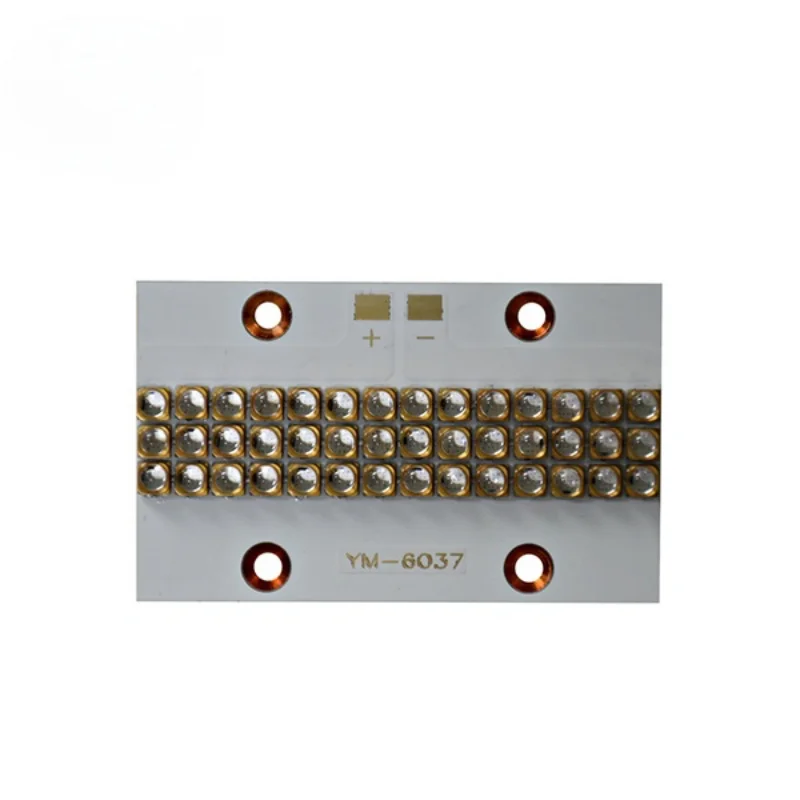 120W PCB 365nm 385nm 395nm 405nm High Power UV LED Module Quartz Lens Lamp Bead Special Curing for 3D Printers