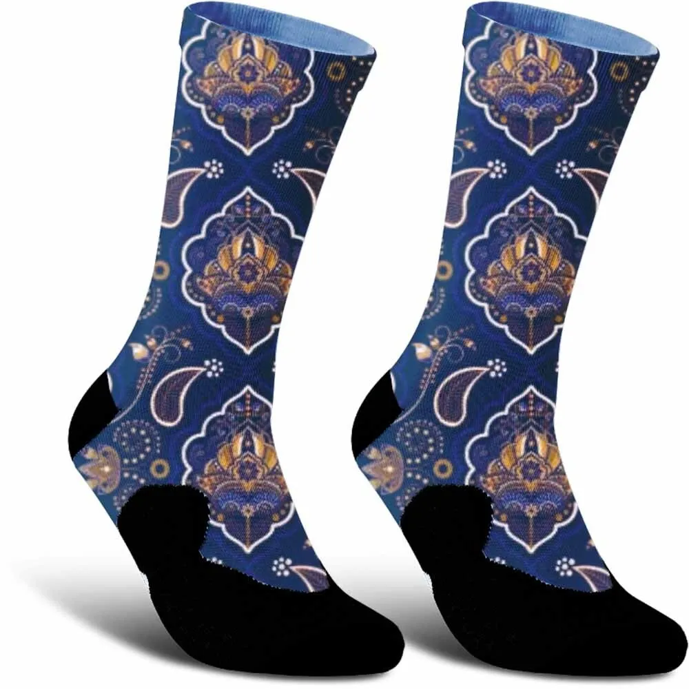 2025 ใหม่ถุงเท้าปั่นจักรยานลายผีเสื้อสีม่วงสร้างสรรค์, ถุงเท้ากีฬา, ระบายอากาศได้, ดูดซับเหงื่อ, ทนทาน, ความยืดหยุ่นสูง