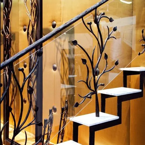 Modern-designed Metal Staircase Iron Staircase Custom-made For Residential And Commercial Buildings