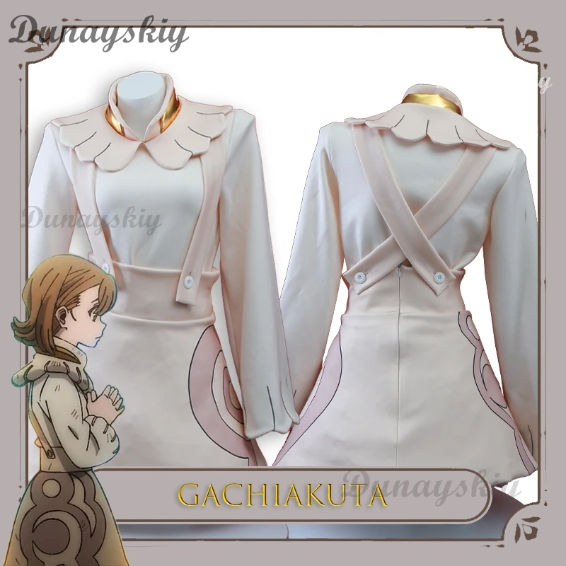 

BGACHIAKUTA Chiwa Celestial Rodo Косплей Аниме Боевой наряд Уличный панк-рукав с капюшоном Модная униформа Парик Вечеринка