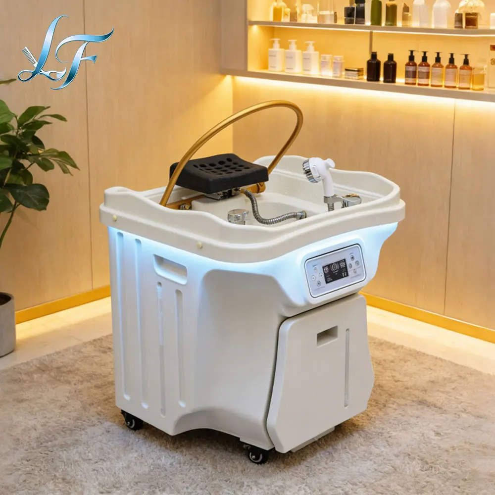

Hair Wash Bed Storage Water Tank Mobile Shampoo Sink Japanese Portable Head Spa Basin