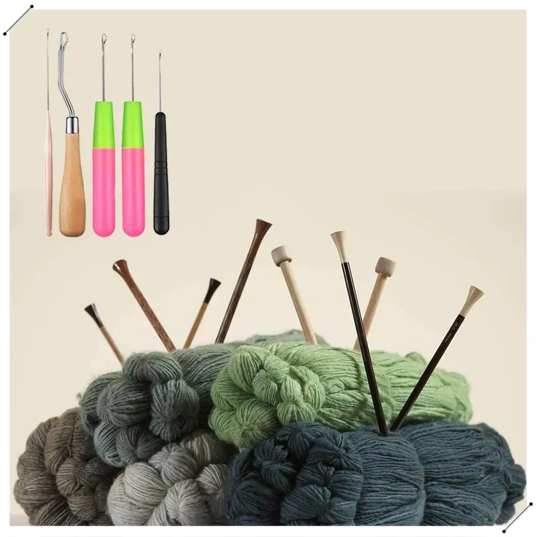 Dreadlock Crochet Hooks - Dread Lock Tool Set,Latch Hook Crochet Needle Set For Braid Hair,Carpet Making And Other Craft